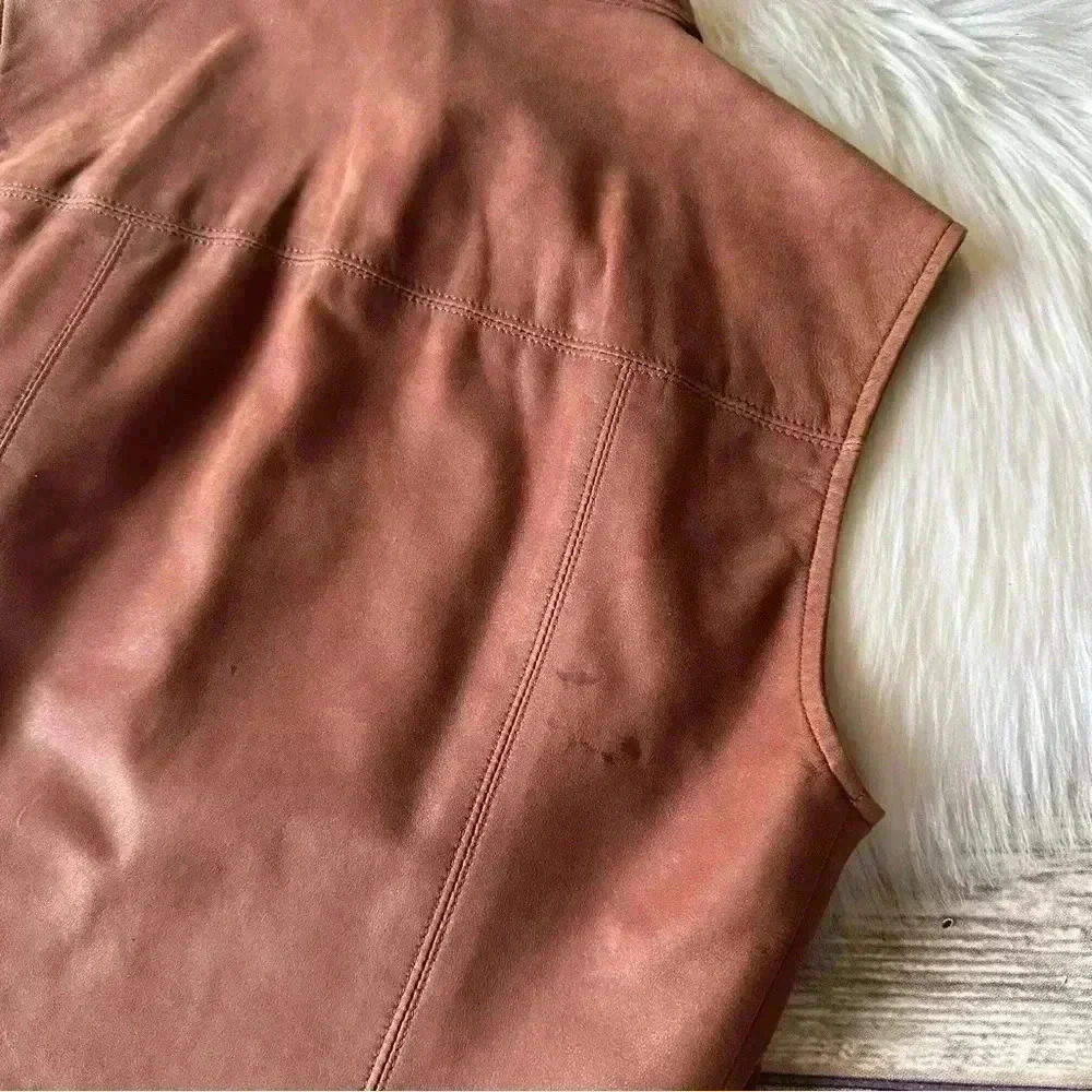 Korks Michael Kors Genuine Leather Vest - Picture 8 of 8